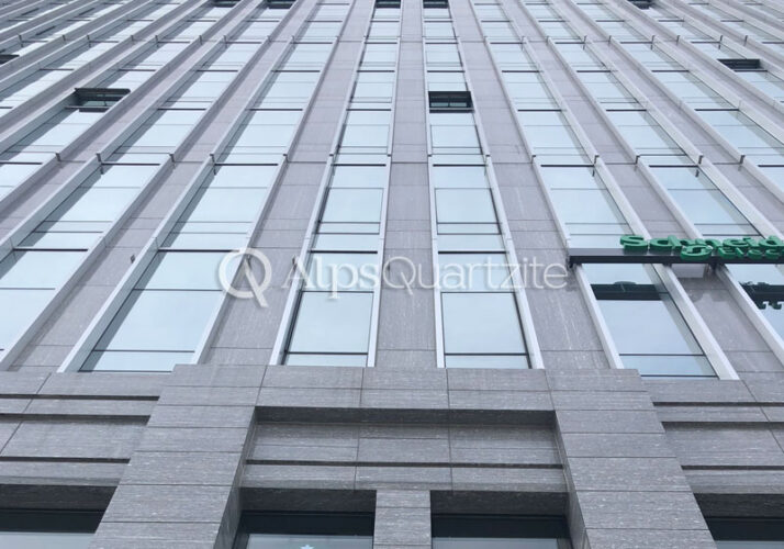 Alps Quartzite bank building cladding