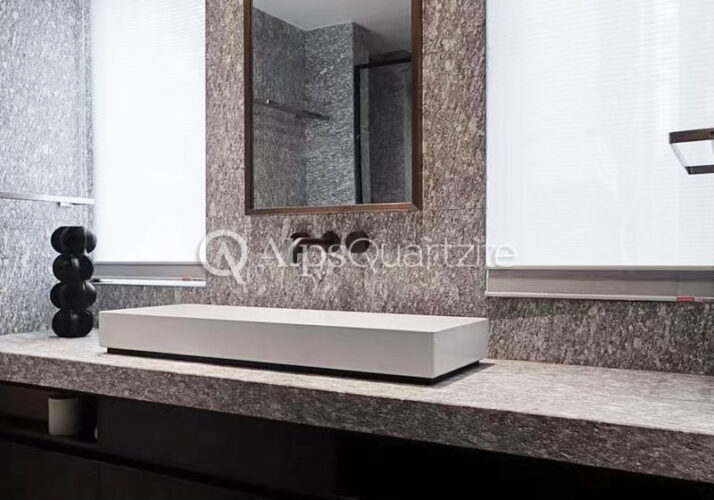 Alps Quartzite Cross-cut bath design
