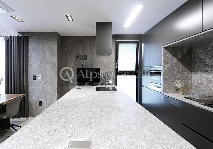 Alps Quartzite kitchen design
